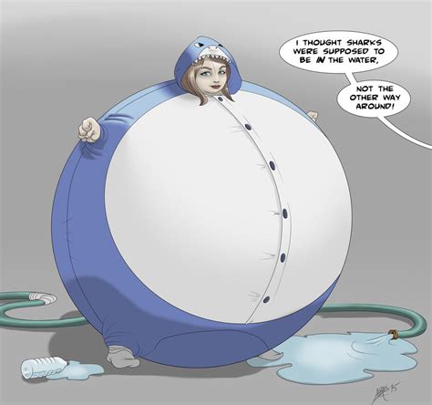 Shark Girl Water Inflation By Lordaltros On Deviantart