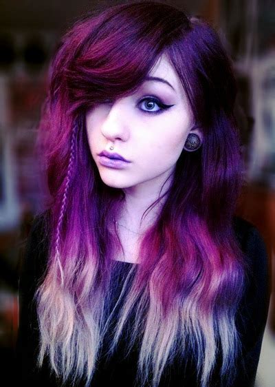 Dip Dyed Hair On Tumblr