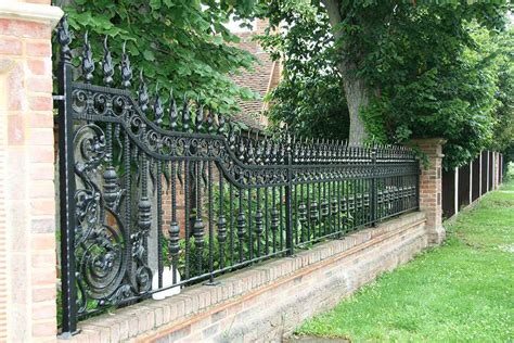 30 Modern Wrought Iron Fence Designs Decoomo