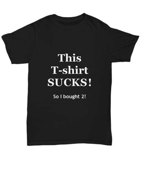 T Shirt Sucks