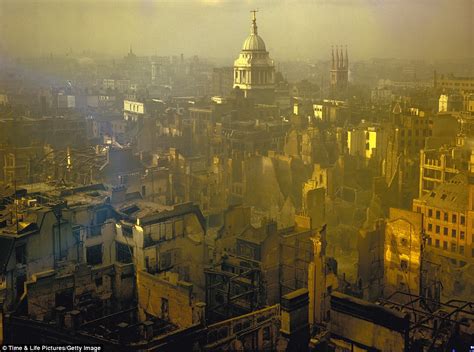 Faiz Rahman Amazing Colour Pictures Of London Under Siege From Nazi