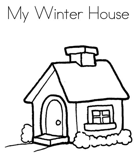 Cartoon House Coloring Pages Coloring Home