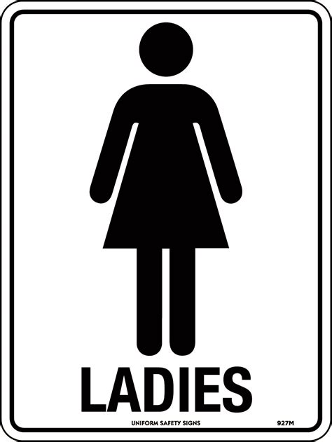 Design custom safety signs with just a few clicks. Ladies | Uniform Safety Signs