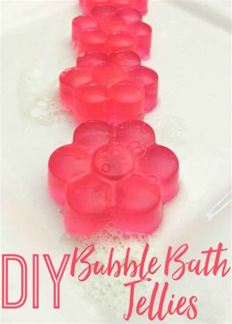 DIY Bubble Bath Jellies Diy Bubble Bath Homemade Bath Products Bath