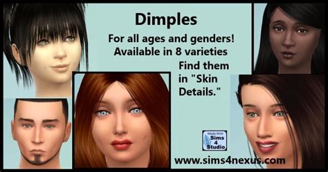 My Sims 4 Blog Dimples By Sims4nexus