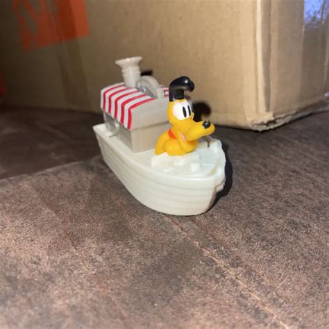 Vintage Disney Pluto Dog Boat Ship Nile Nellie Toy Figure Cake Topper