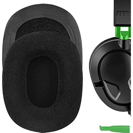 Geekria Comfort Velour Replacement Ear Pads For Turtle Beach Ear Force