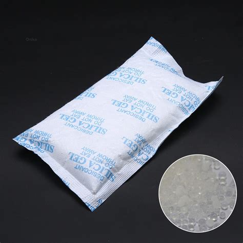 New 100gbag Silica Gel Desiccant Moisture Absorber Dehumidifier Packet