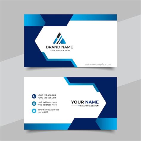 Premium Vector Creative Modern Professional Business Card Template Design