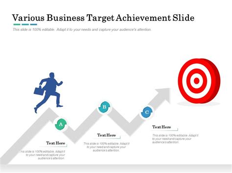 Various Business Target Achievement Slide Powerpoint Templates
