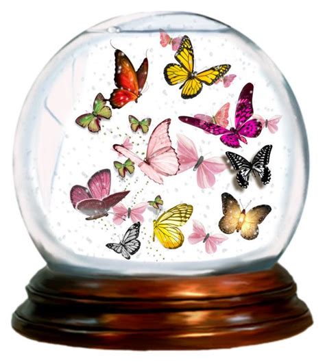 Butterfly Snow Globe Snow Globes Snow Butterfly