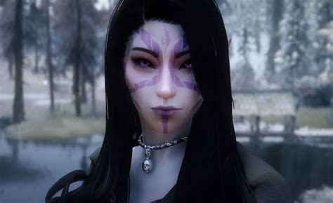 Dark Elf Preset Skyrim Nexus Dark Elf Melissa Follower At Skyrim