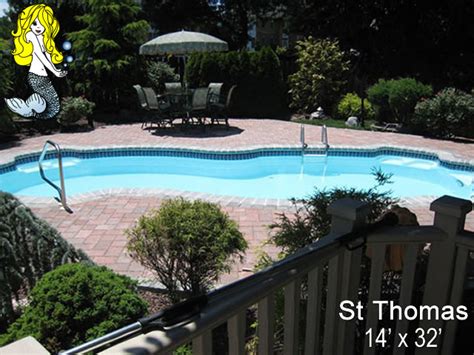 St Thomas Freeform Fiberglass Swimming Pools Tallman Pools