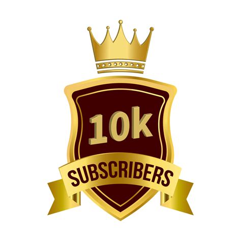Royale Subscriber Badge Png Golden Color Ribbon And King Crown On White Background Golden