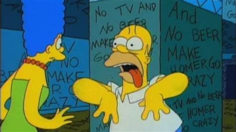 “no Tv And No Beer Make Homer Go Crazy” 14 Plus Alternate Realities