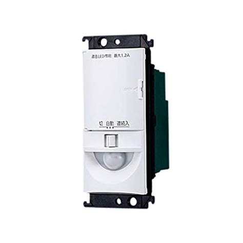 パナソニック トイレ壁取付熱線センサ付自動スイッチ 2線式 ホワイト WTK1274WK 通販 家具とインテリアの通販