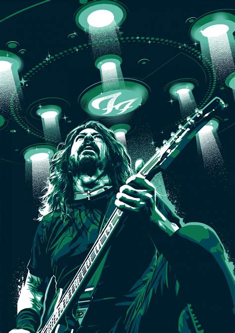 Dave Ghrol Posterspy Foo Fighters Art Foo Fighters Concert Poster