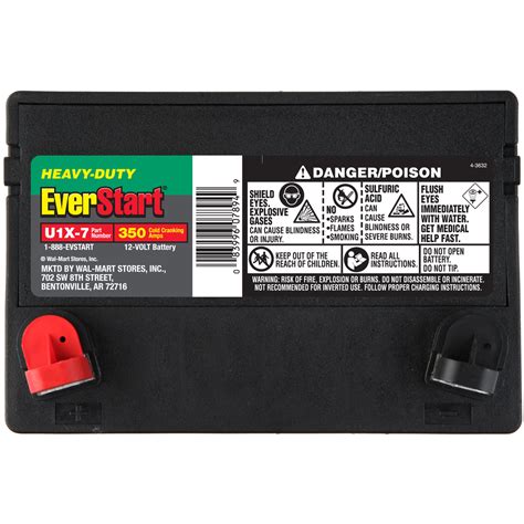 7.68 inches x 5.16 inches x 7.13 inches. EverStart 12V Lawn Mower Garden Tractor Battery - Walmart ...
