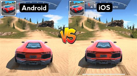 Ultimate Car Driving Simulator Android Vs Ios Graphics And Gameplay