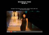 Images of Shanghai Tang Fashion Show