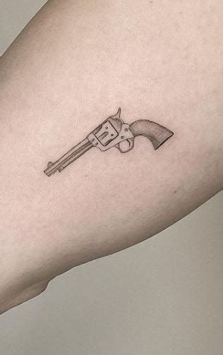 Colt Revolver Tattoo Designs