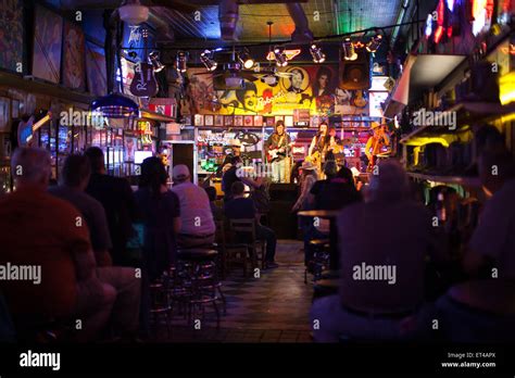honky tonk bar in Nashville, bands and fun Stock Photo - Alamy