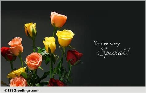 You Are Special Free Floral Wishes Ecards Greeting Cards 123