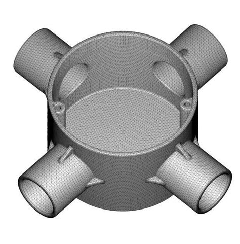 Round Electrical Junction Box 3d Model 3d Printable Cgtrader