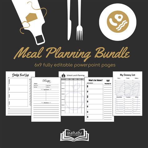 Meal Planning Bundle Freebie A Book Creator Blog