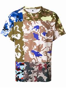 Gosha Rubchinskiy Patchwork Camouflage T Shirt Farfetch