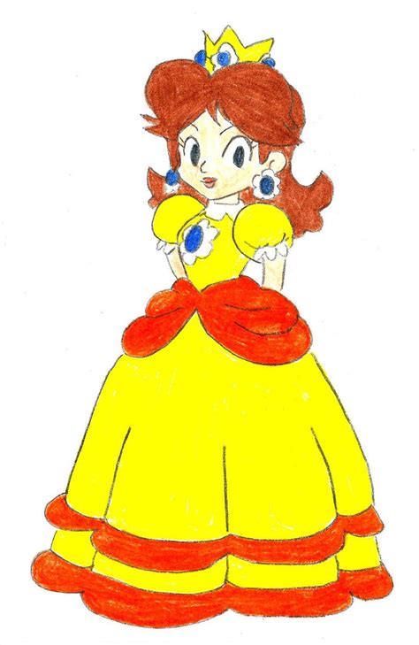 How To Draw Princess Daisy Princess Daisy Princess