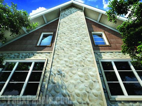 Realistic, affordable, easy and lightweight. Novi River Rock Plus is the Newest Siding Panel Design ...