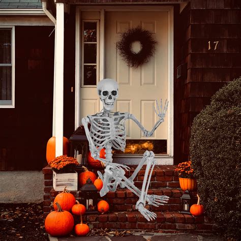 The Holiday Aisle 54ft Hanging Halloween Skeleton Decorations With