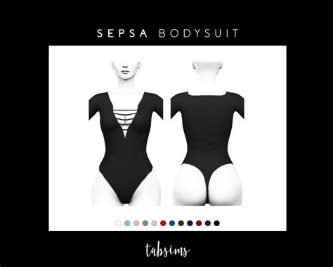 Sepsa Bodysuit Base Game Compatible Found In Clothing Tops 12
