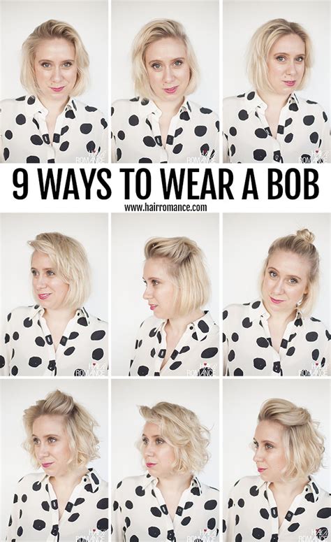 This particular coloring technique adds a unique dimension to your hair and makes it. 9 ways to wear a bob - Hair Romance