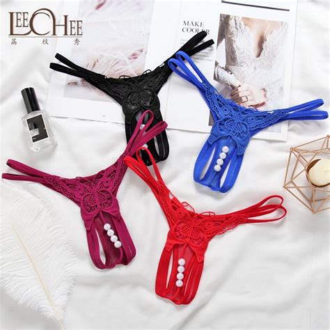 Buy Leechee Sexy Underwear Embroidered Hollow