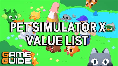 Pet Simulator X Hardcore Pet Value List Best Hc Psx Prices