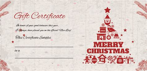 Free Christmas Gift Card Template Printable Printable Templates Free