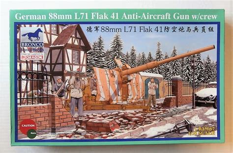 35067 German 88mm L71 Flak 41 Anti Aircraft Gun Wcrew