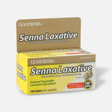 Goodsense® Senna Laxative Standardized Senna Concentrate Tablets 100 Ct