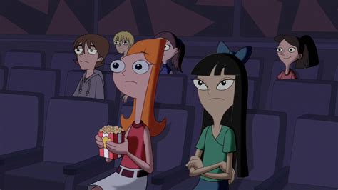 Image Candace And Stacy At The Cinema Phineas And Ferb Wiki