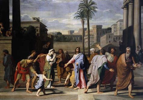 Christ And The Adulteress Nicolas Colombel En Reproducción Impresa O