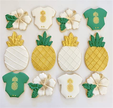 Flickrp2gvkago Pineapple Babyshower Cookies Pineapple
