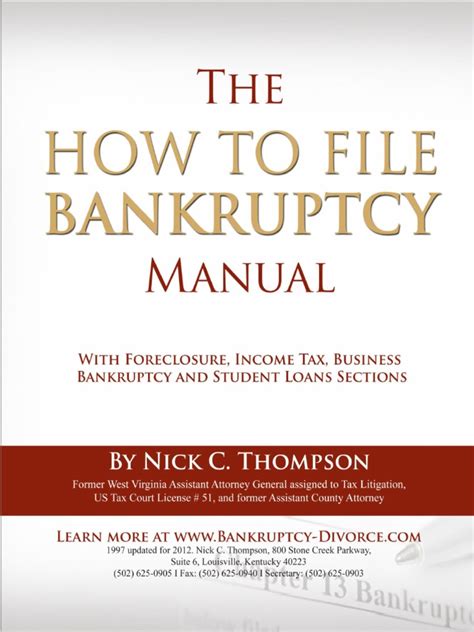 California law permits employees to enforce their wage & hour rights by filing a complaint with california's division of labor standards enforcement (the how to file a wage & hour complaint in california. How to File Bankruptcy Manual | Chapter 7 | Bankruptcy ...