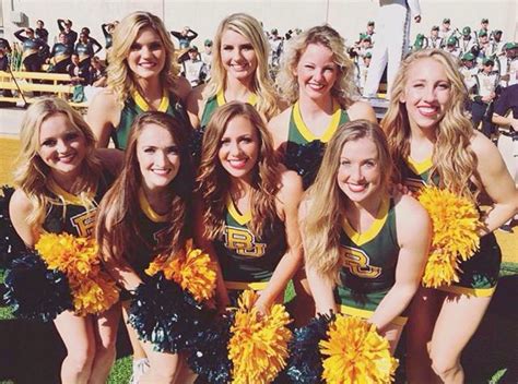 Log In College Cheerleading Cheerleader Girl Baylor University Bears