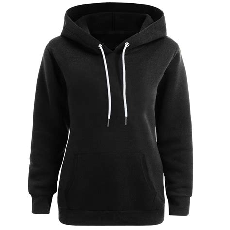 Plus Size Solid Cotton Women Hoodie Casual Fashion Hooded Knit Thick Loose Long Sweatshirts Big