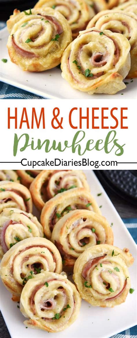 Easy Ham And Cheese Pinwheels