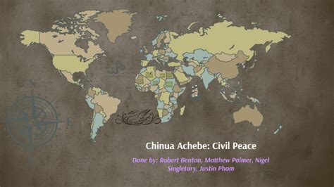 Civil Peace By Chinua Achebe Pdf - Civil Peace by: Chinua Achebe by Matthew Palmer