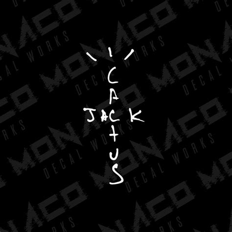 Travis Scott Cactus Jack Logo Vinyl Decalsticker Hip Hop Etsy