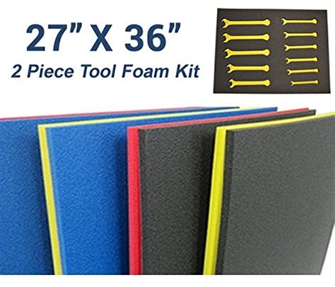 5s Tool Box Shadow Foam Organizers 2 Color Custom Size